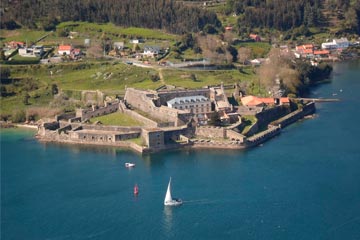 Castillo de san felipe en ferrol en la coruna